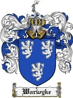 Warwyke coat of arms family crest download