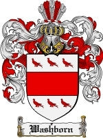 Washborn coat of arms family crest download