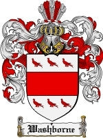 Washborne coat of arms family crest download