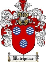 Watehouse coat of arms family crest download
