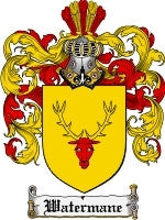Watermane coat of arms family crest download