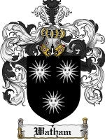 Watham coat of arms family crest download