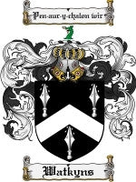 Watkyns coat of arms family crest download