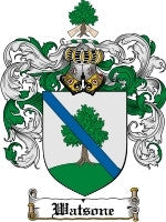 Watsone coat of arms family crest download