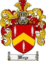 Waye coat of arms family crest download