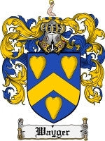 Wayger coat of arms family crest download