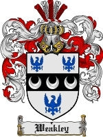 Weakley coat of arms family crest download