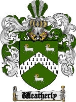 Weatherly coat of arms family crest download