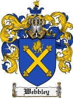 Webbley coat of arms family crest download
