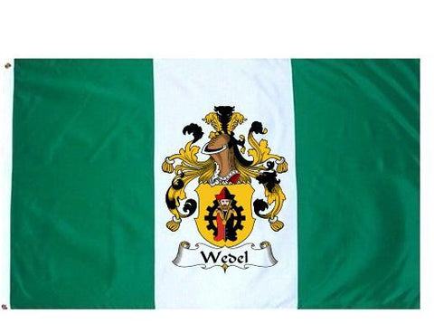 Wedel family crest coat of arms flag