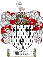 Weekes coat of arms family crest download