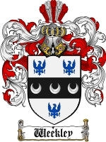 Weekley coat of arms family crest download