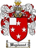 Wegewood coat of arms family crest download