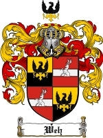 Weh coat of arms family crest download
