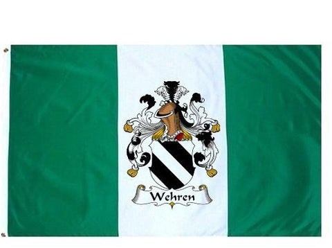 Wehren family crest coat of arms flag
