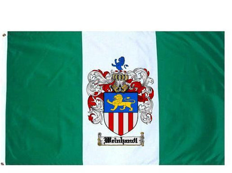 Weinhandl family crest coat of arms flag