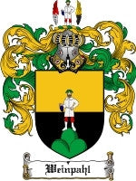 Weinpahl coat of arms family crest download