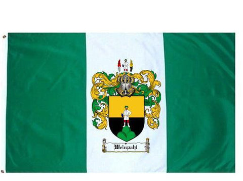 Weinpahl family crest coat of arms flag