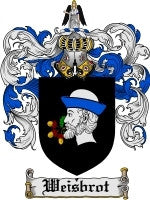 Weisbrot coat of arms family crest download