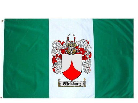 Weisburg family crest coat of arms flag