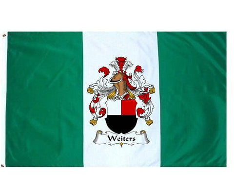 Weiters family crest coat of arms flag