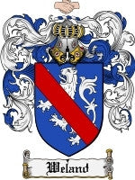 Weland coat of arms family crest download