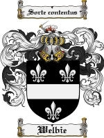 Welbie coat of arms family crest download