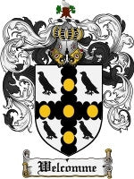 Welcomme coat of arms family crest download