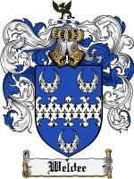 Weldee coat of arms family crest download