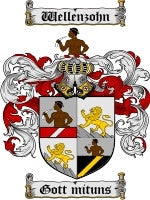 Wellenzohn coat of arms family crest download