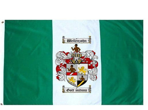 Wellenzohn family crest coat of arms flag