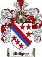 Wellynge coat of arms family crest download