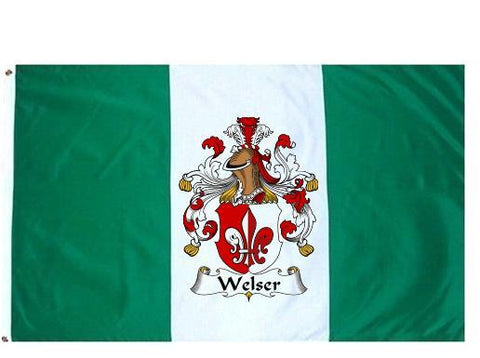 Welser family crest coat of arms flag