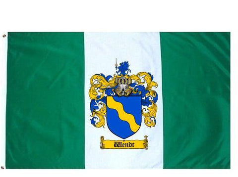 Wendt family crest coat of arms flag