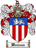 Wennum coat of arms family crest download