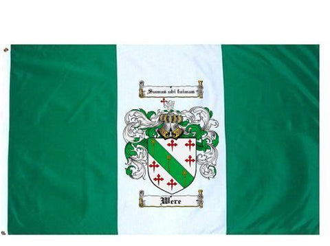 Were family crest coat of arms flag