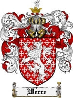 Werre coat of arms family crest download