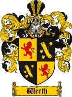 Werth coat of arms family crest download