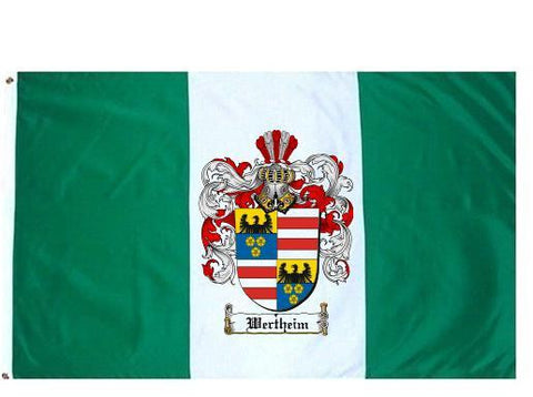 Wertheim family crest coat of arms flag