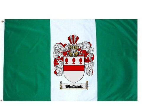 Westacott family crest coat of arms flag