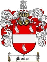 Wester coat of arms family crest download