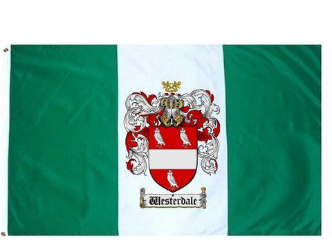 Westerdale family crest coat of arms flag