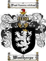 Westhorpe coat of arms family crest download