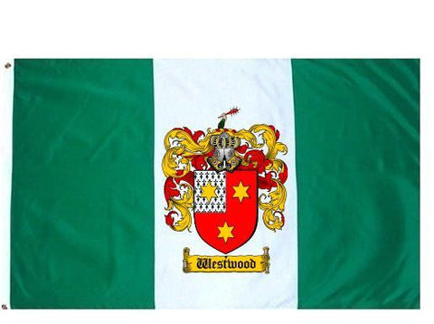 Westwood family crest coat of arms flag
