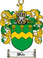 Wete coat of arms family crest download