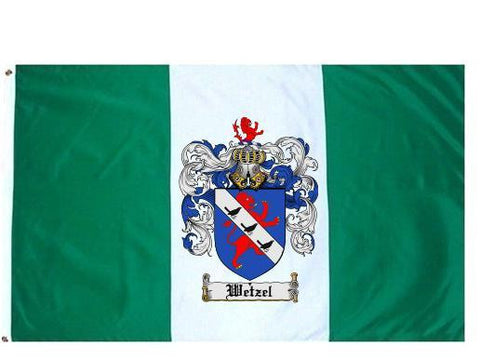 Wetzel family crest coat of arms flag