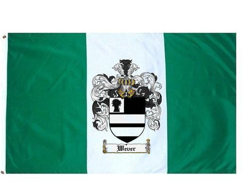 Wever family crest coat of arms flag