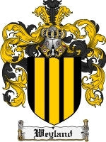 Weyland coat of arms family crest download