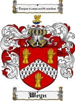 Weyn coat of arms family crest download