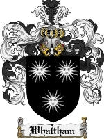 Whaltham coat of arms family crest download